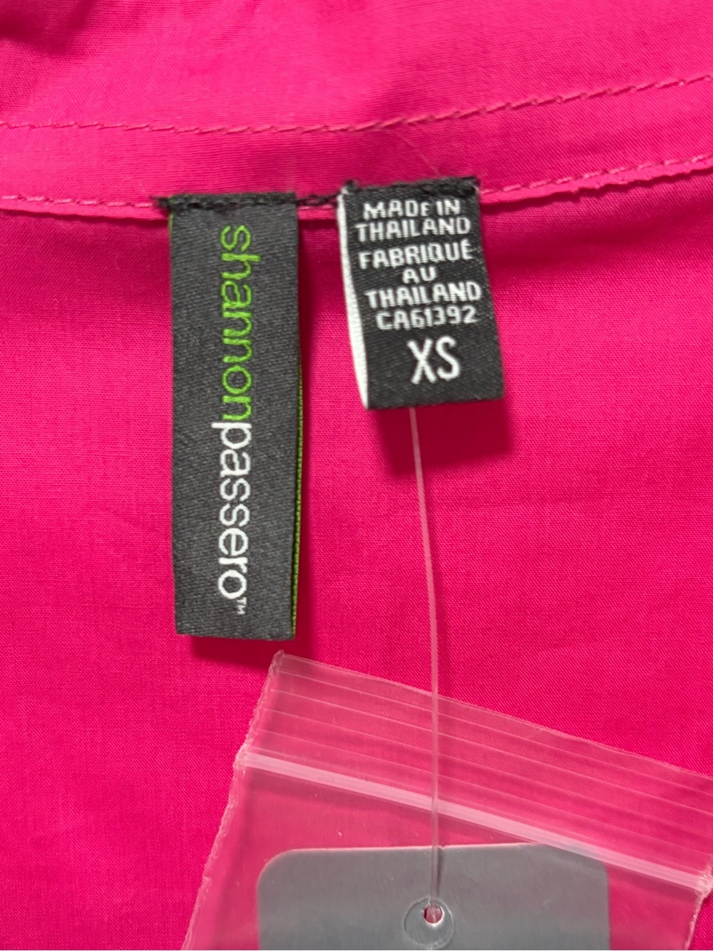 Shannon Passero‎ Mattie Dress NWT size XS Bright Pink Cotton Poplin Ruffle - Picture 5 of 10